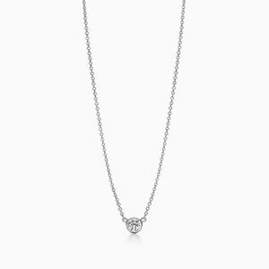 Tiffany & Co. Diamonds by the Yard® Single Diamond Pendant in Platinum